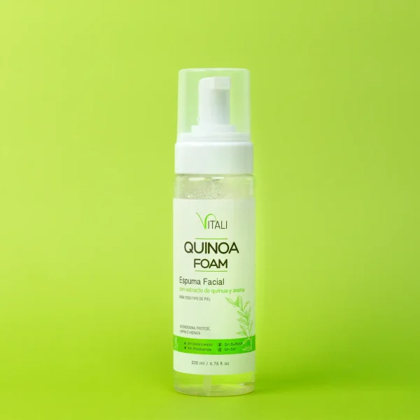 Espuma limpiadora facial Quinoa Foam x 200 ml